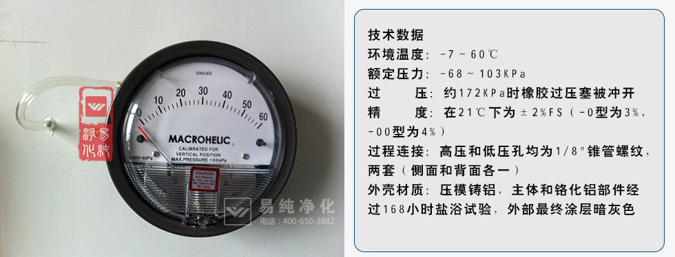 差壓表，壓差計